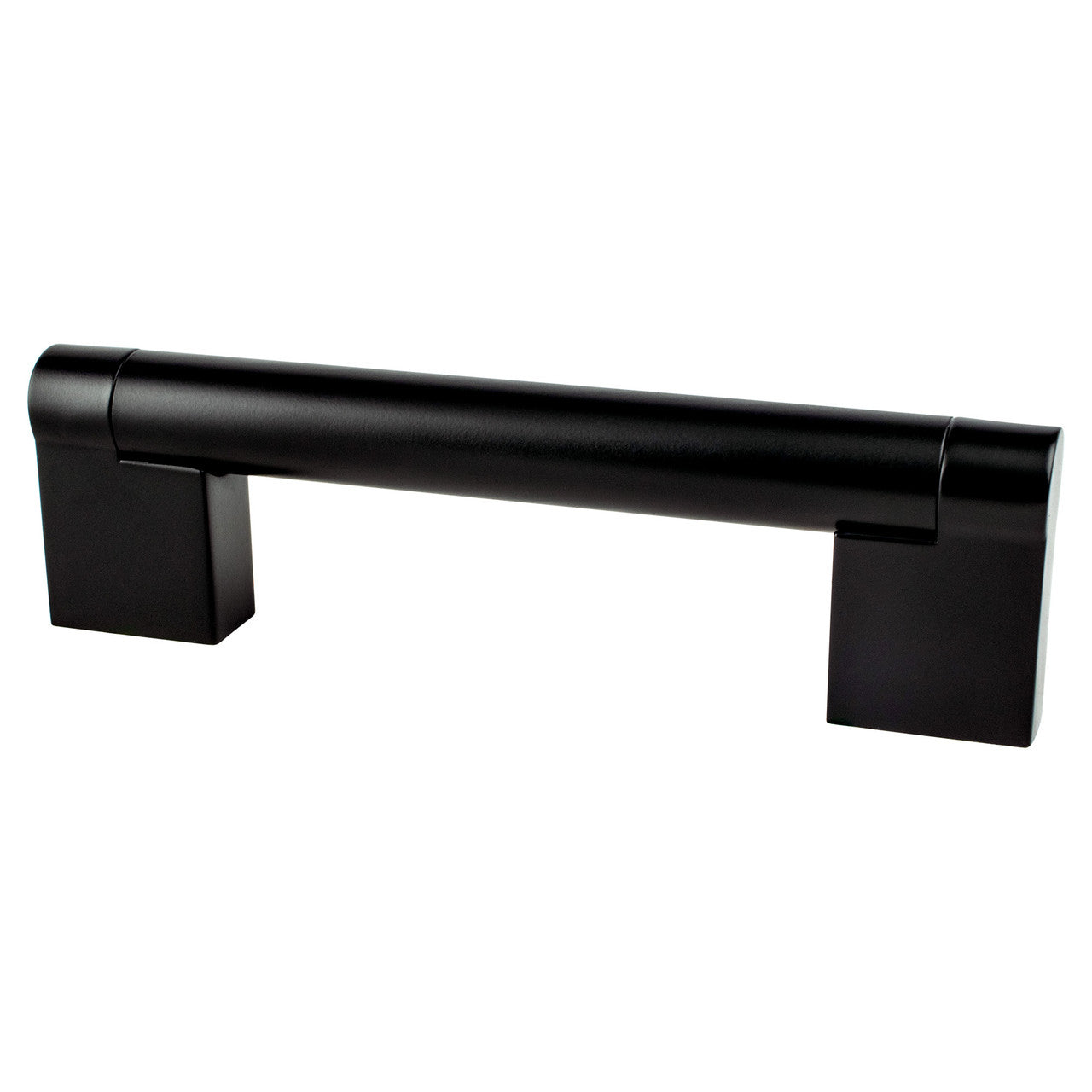 Berenson 9118-1055: 96mm cc Contemporary Advantage Three Round Bar Cabinet Pull - Matte Black