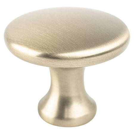 Berenson 9129-10CZ: 1-1/8" Contemporary Advantage Five Round Cabinet Knob - Champagne