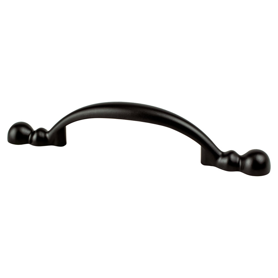Berenson 9134-1055: 3" cc Traditional Advantage Four Cabinet Pull - Matte Black