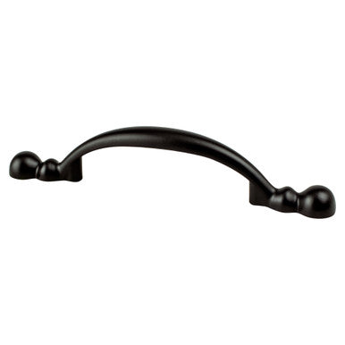 Berenson 9134-1055: 3" cc Traditional Advantage Four Cabinet Pull - Matte Black