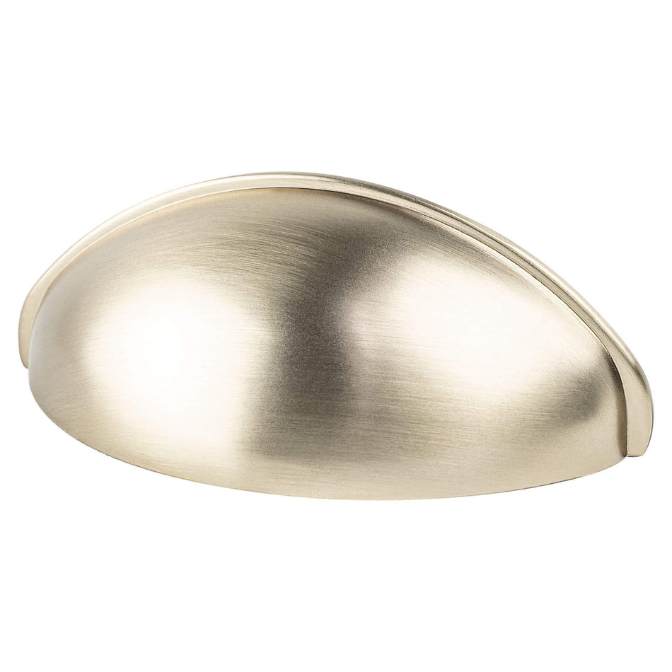 Berenson 9136-10CZ: 64mm cc Transitional Advantage Three Cup Cabinet Pull - Champagne