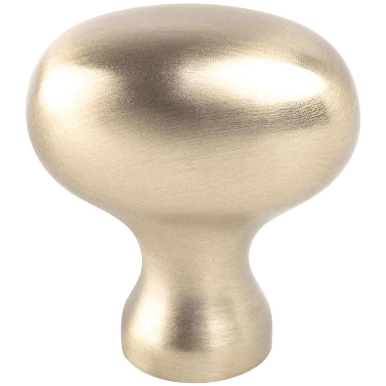 Berenson 9137-10CZ: 1-1/8" Transitional Advantage Three Oval Cabinet Knob - Champagne