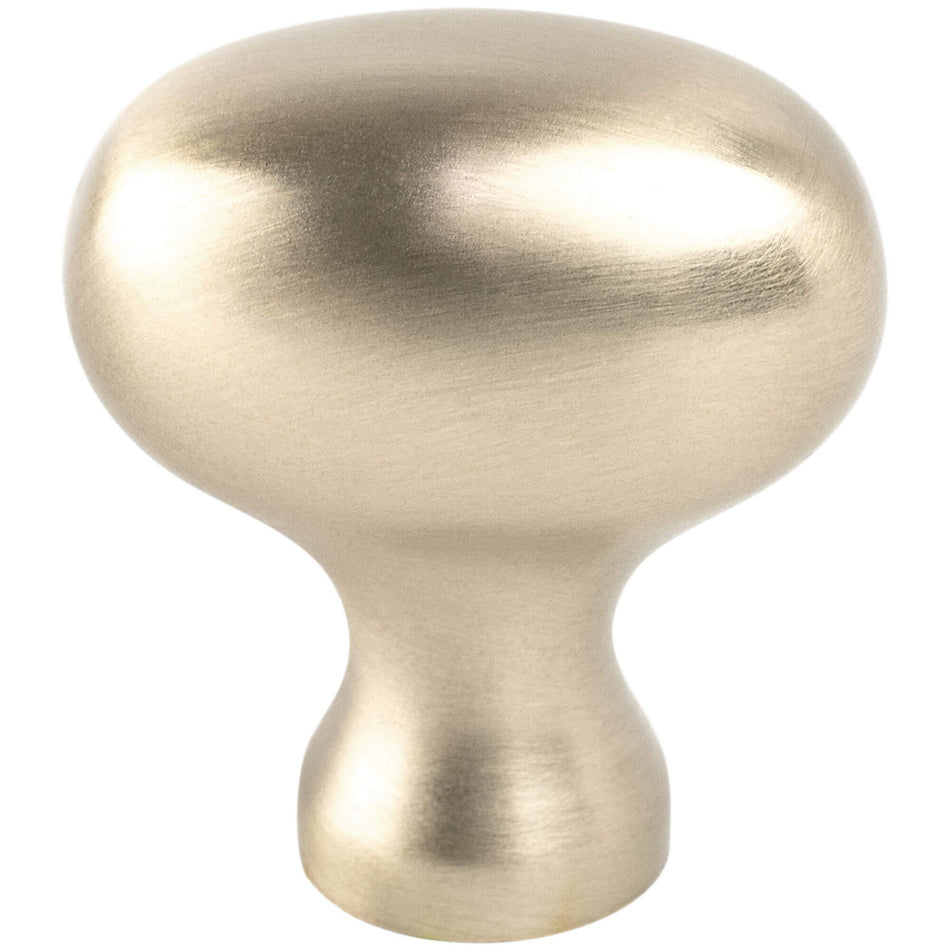 Berenson 9137-10CZ: 1-1/8" Transitional Advantage Three Oval Cabinet Knob - Champagne