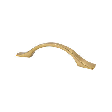 Berenson 9163-1MDB: 96mm cc Echo Cabinet Pull - Modern Brushed Gold