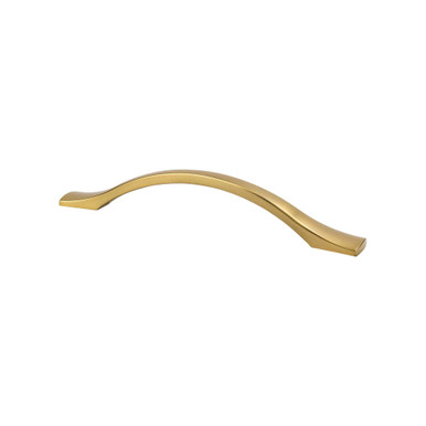 Berenson 9165-1MDB: 160mm cc Echo Cabinet Pull - Modern Brushed Gold