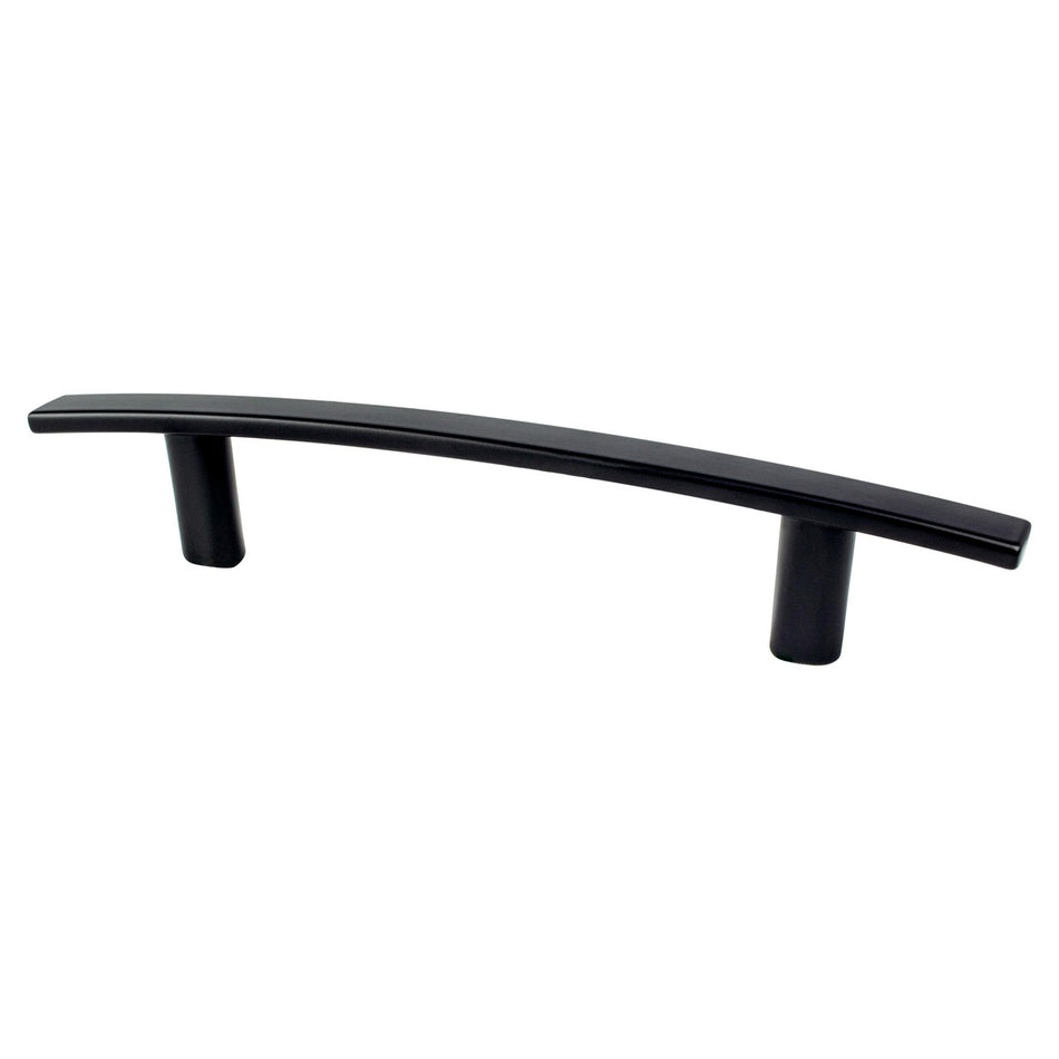 Berenson 9173-1055: 96mm cc Transitional Advantage One Cabinet Pull - Matte Black