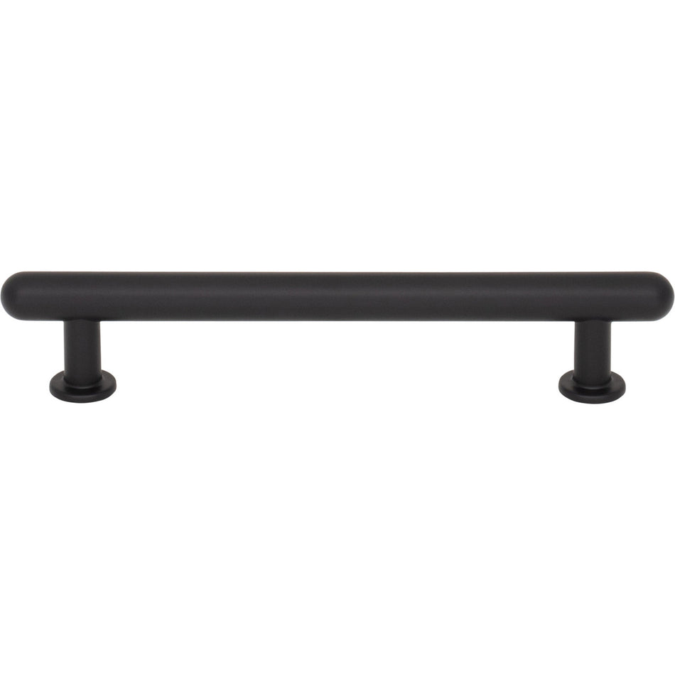 Top Knobs TK3332BLK: 5-1/16" Lambert Bar Cabinet Pull - Flat Black