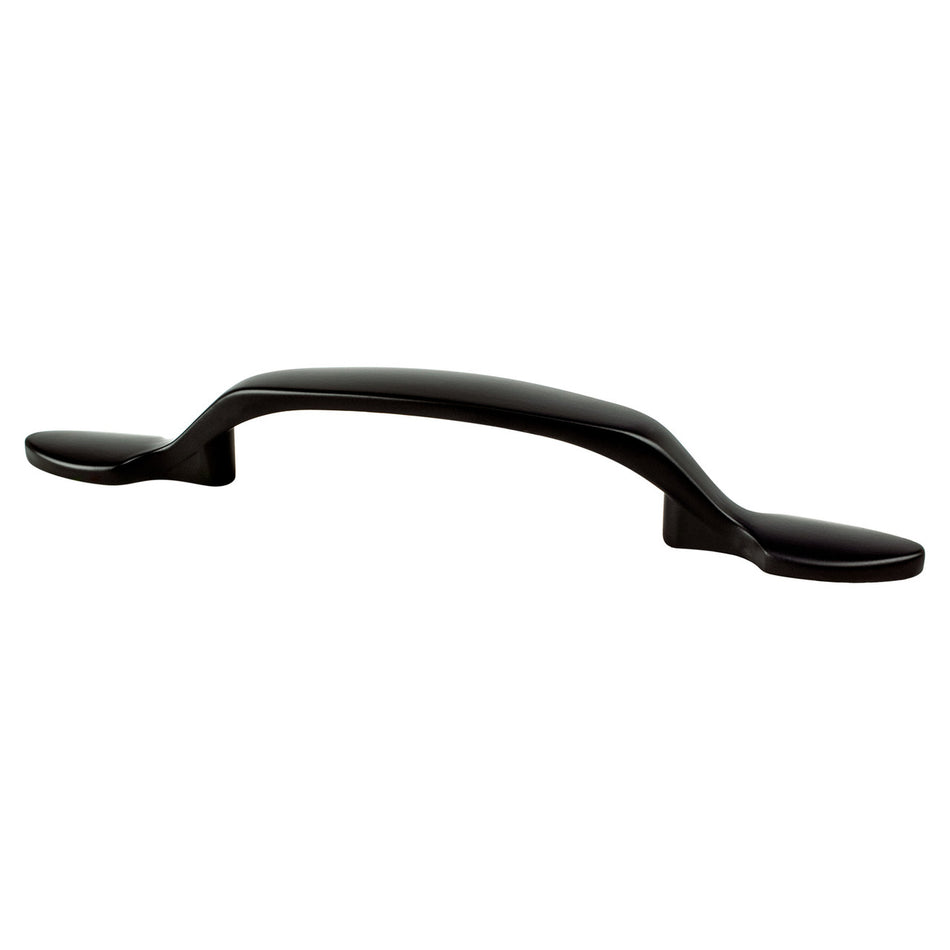 Berenson 9186-1055: 3" cc Traditional Advantage Two Cabinet Pull - Matte Black