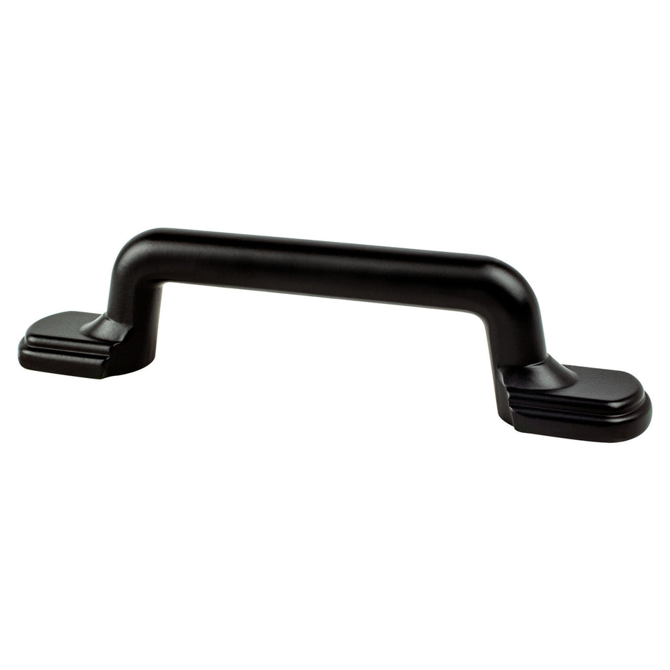 Berenson 9189-1055: 3" cc Traditional Advantage Two Cabinet Pull - Matte Black