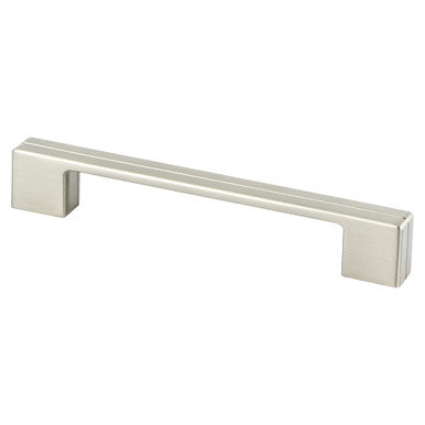 Berenson 9203-1BPN: 160mm cc Skyline Cabinet Pull - Brushed Nickel
