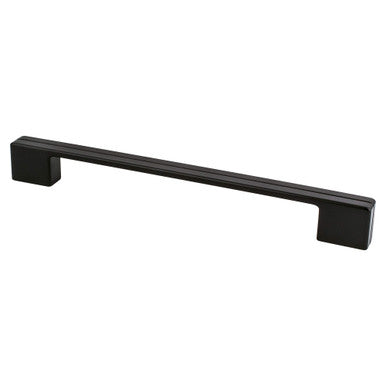 Berenson 9208-1055: 224mm cc Skyline Cabinet Pull - Matte Black