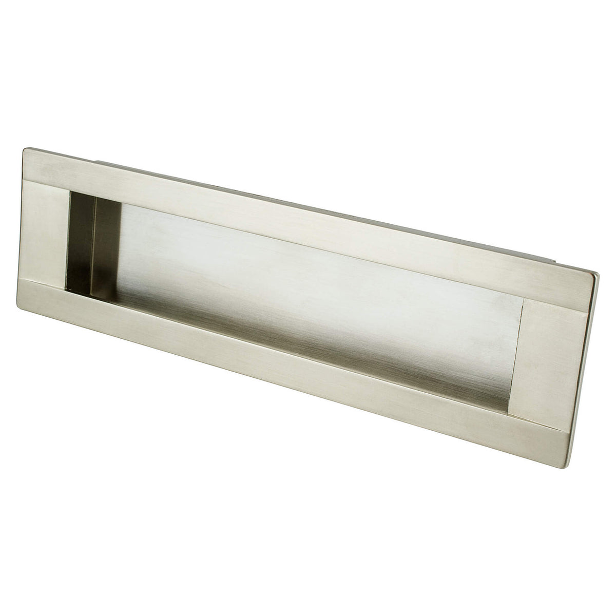 R. Christensen 9281-1BPN-C: 160mm cc Seize Recessed Cabinet Pull - Brushed Nickel
