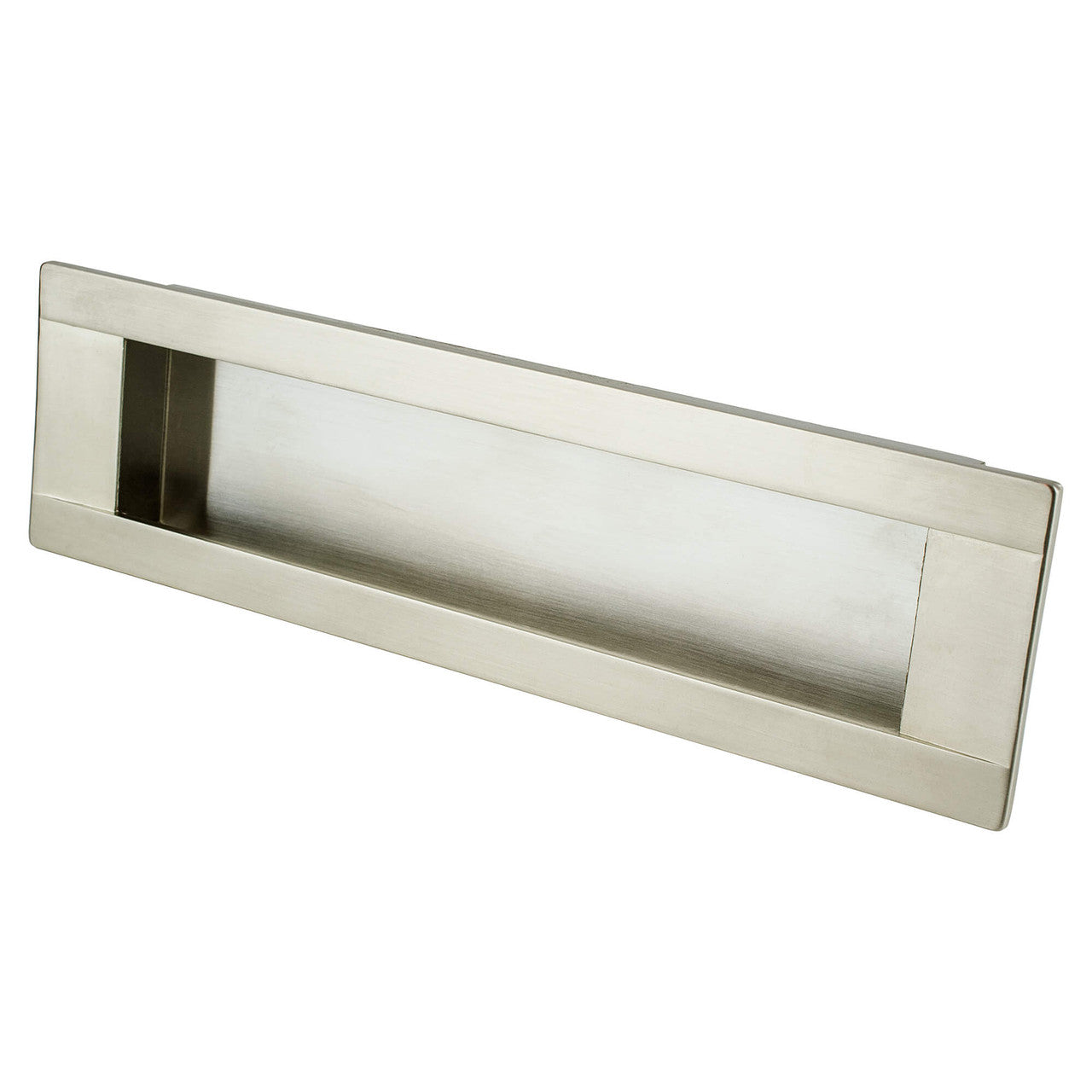 R. Christensen 9281-1BPN-C: 160mm cc Seize Recessed Cabinet Pull - Brushed Nickel