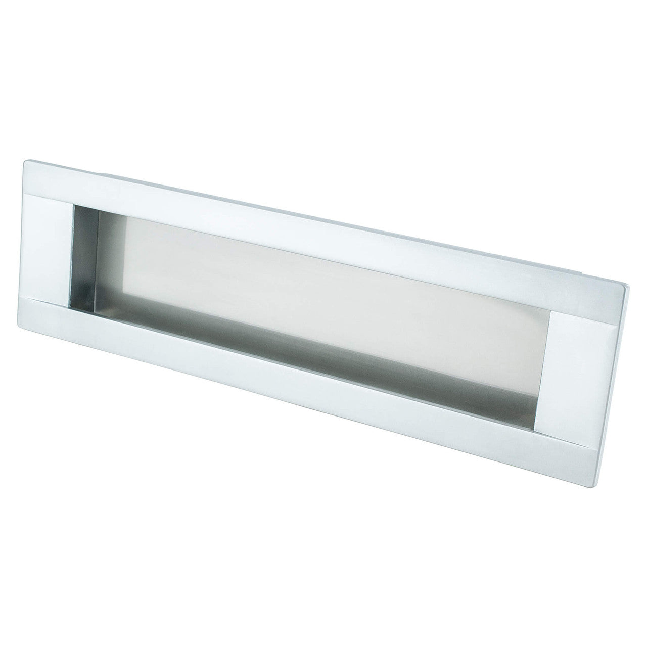 R. Christensen 9283-10DC-C: 160mm cc Seize Recessed Cabinet Pull - Dull Chrome