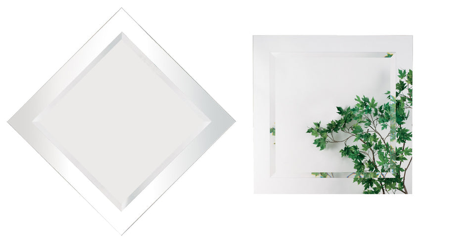 Alno 9287-102: 28" x 28" Mirror w/Beveled Edge and Mirror Frame