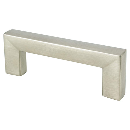 R. Christensen 9290-1BPN-C: 64mm cc Square Cabinet Pull - Brushed Nickel