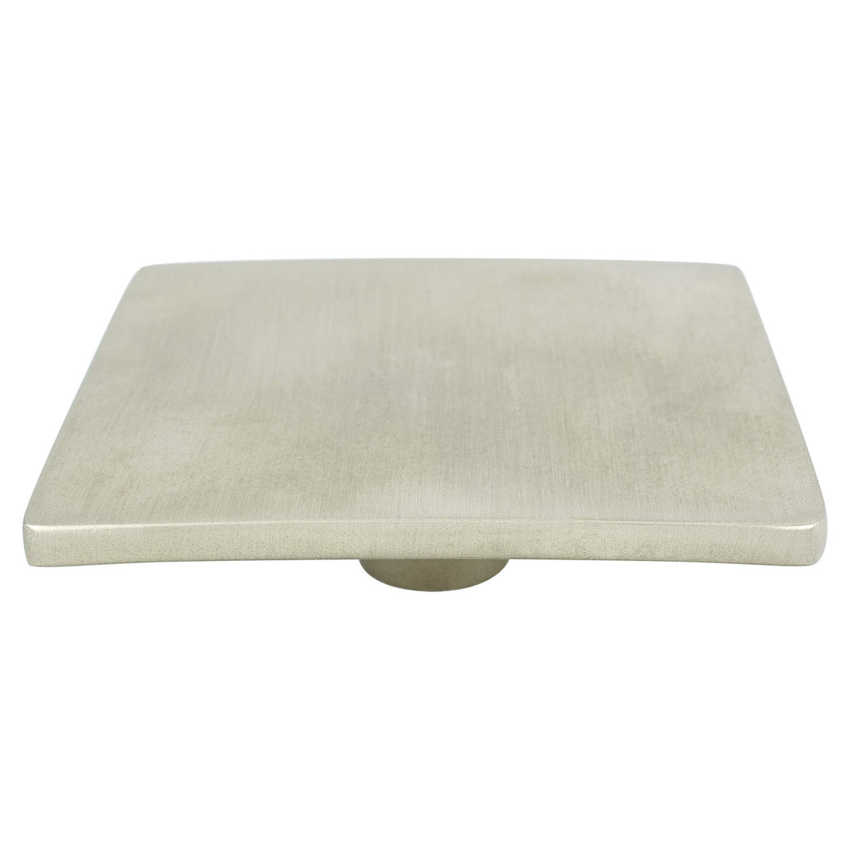 R. Christensen 9315-1BPN-C: 3-1/8" Wave Square Cabinet Knob - Brushed Nickel