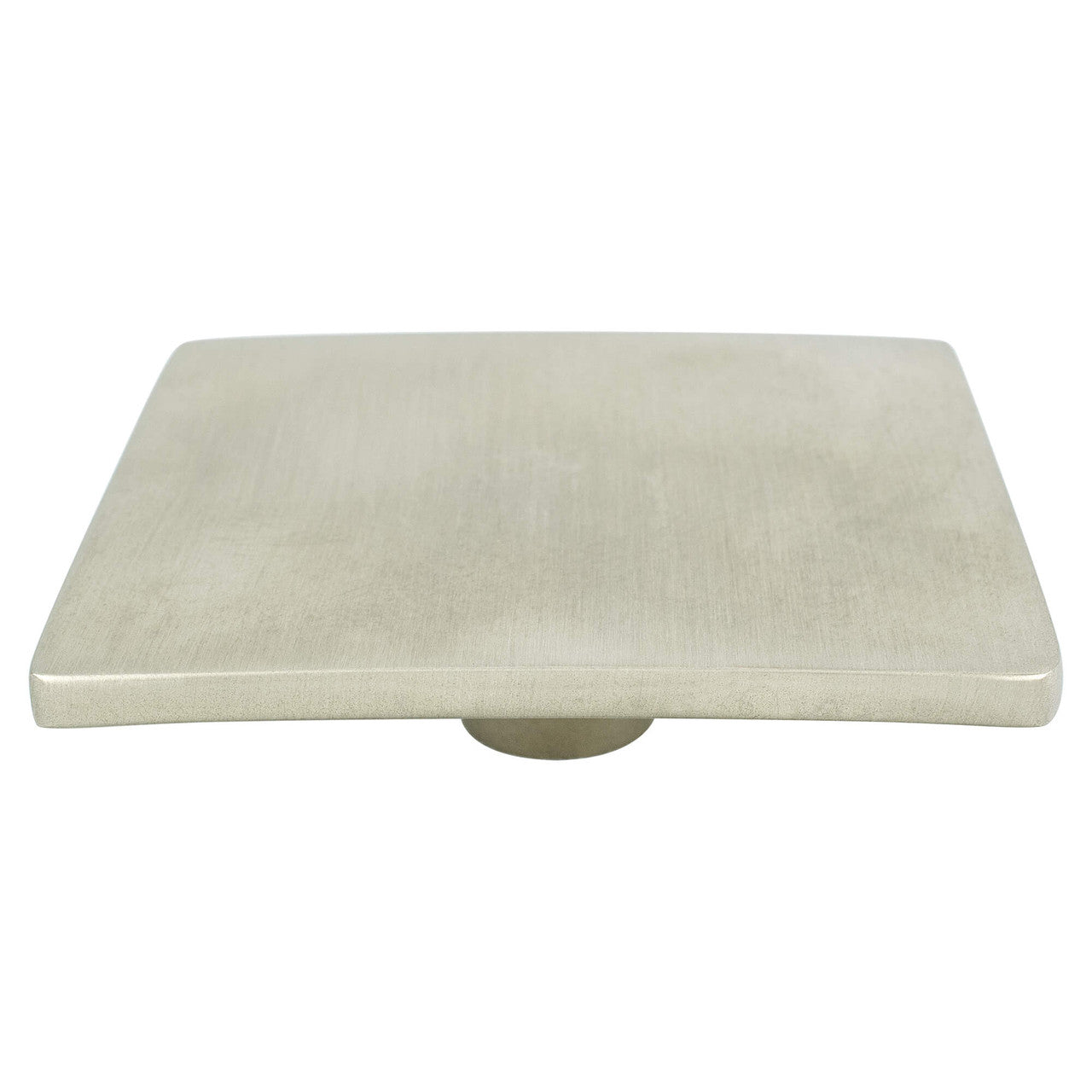 R. Christensen 9315-1BPN-C: 3-1/8" Wave Square Cabinet Knob - Brushed Nickel
