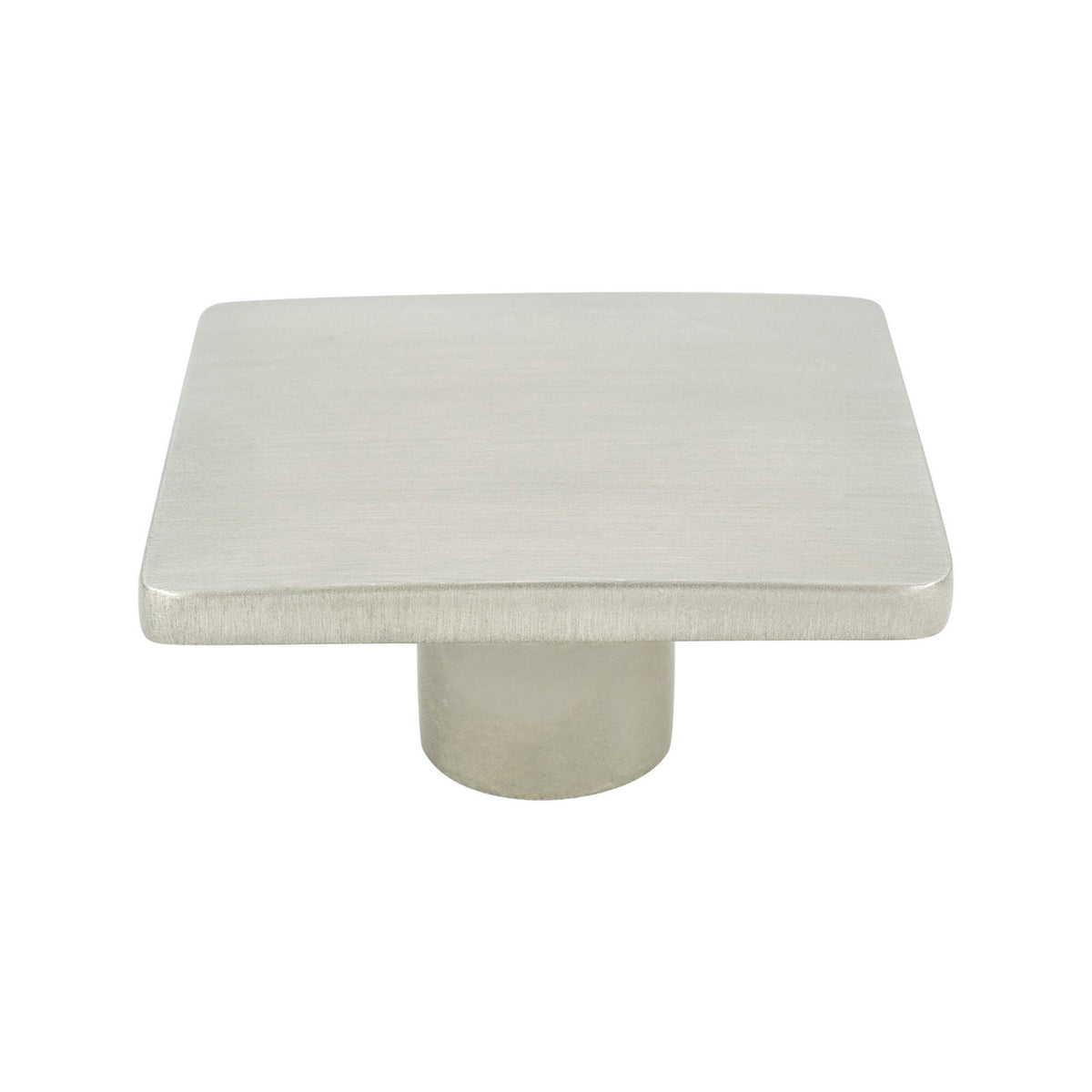 R. Christensen 9318-1BPN-C: 1-15/16" Wave Square Cabinet Knob - Brushed Nickel