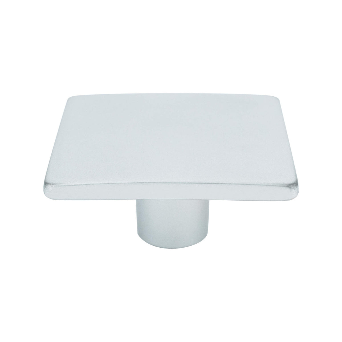 R. Christensen 9320-10DC-C: 1-15/16" Wave Square Cabinet Knob - Dull Chrome