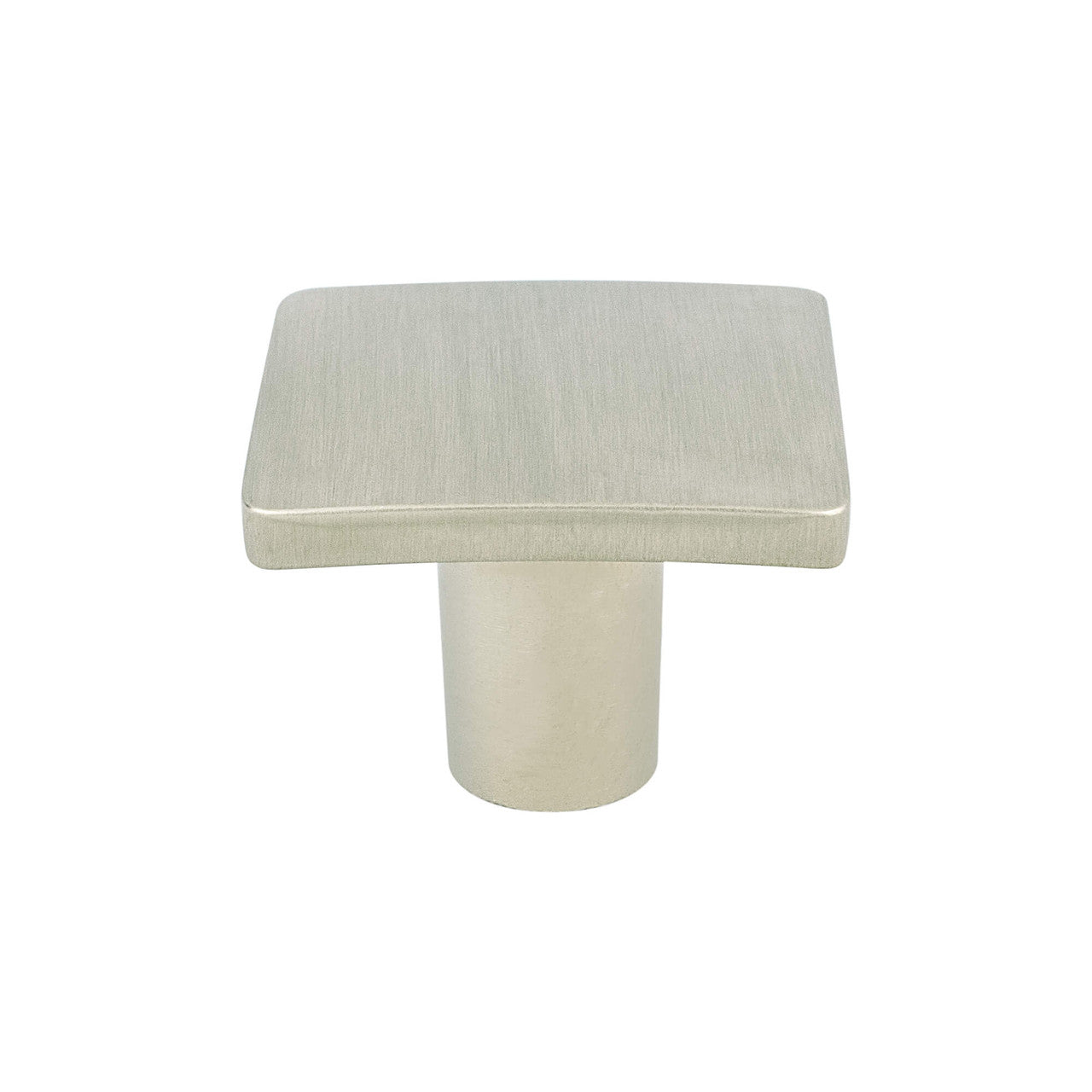 R. Christensen 9321-1BPN-C: 1-1/4" Wave Square Cabinet Knob - Brushed Nickel