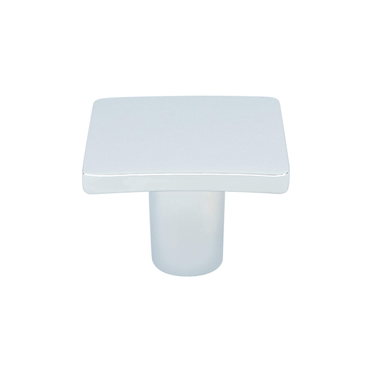 R. Christensen 9322-1026-C: 1-1/4" Wave Square Cabinet Knob - Polished Chrome