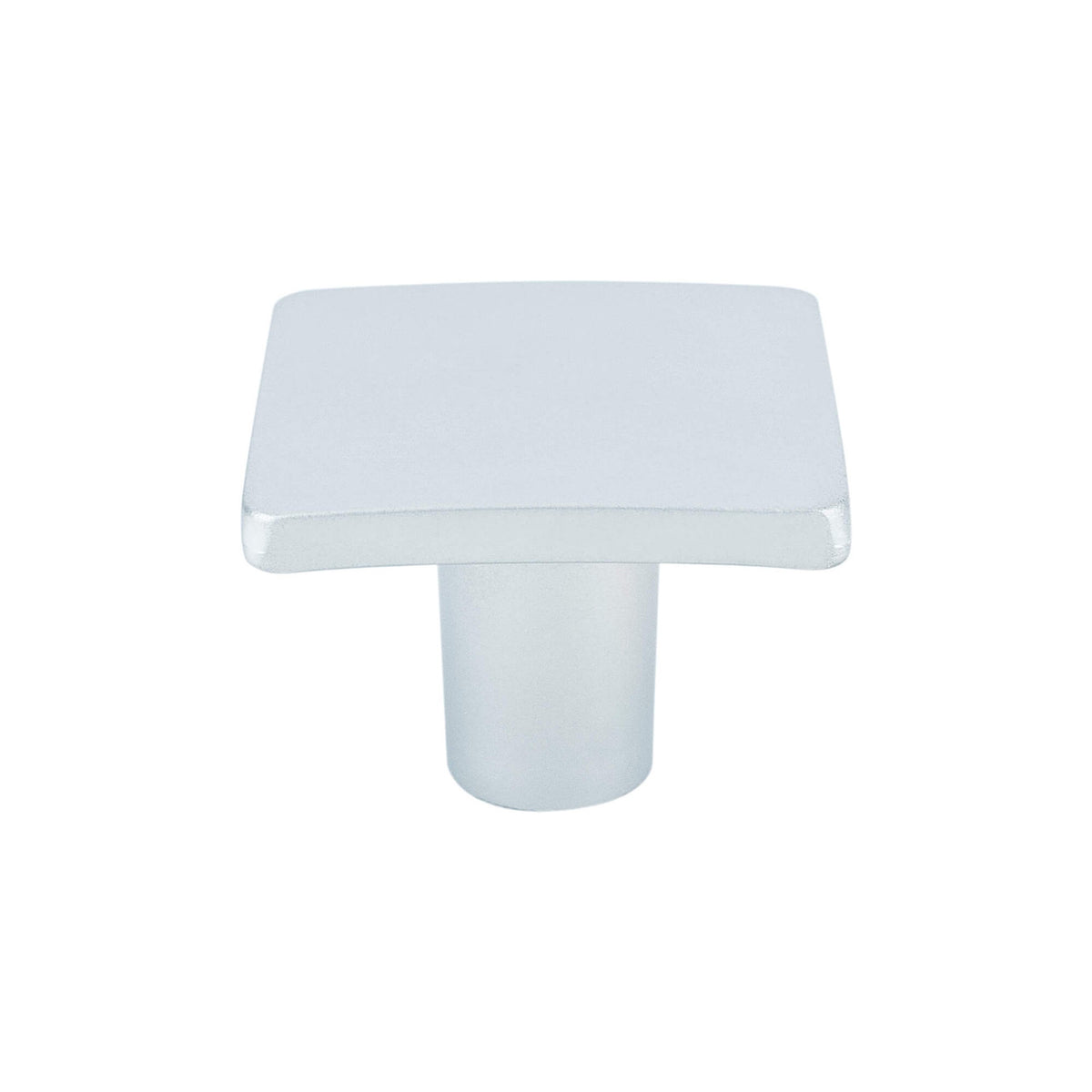 R. Christensen 9323-10DC-C: 1-1/4" Wave Square Cabinet Knob - Dull Chrome