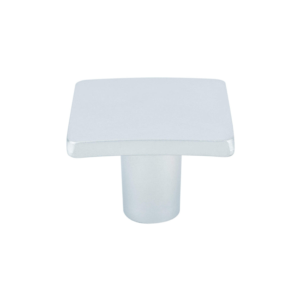 R. Christensen 9323-10DC-C: 1-1/4" Wave Square Cabinet Knob - Dull Chrome