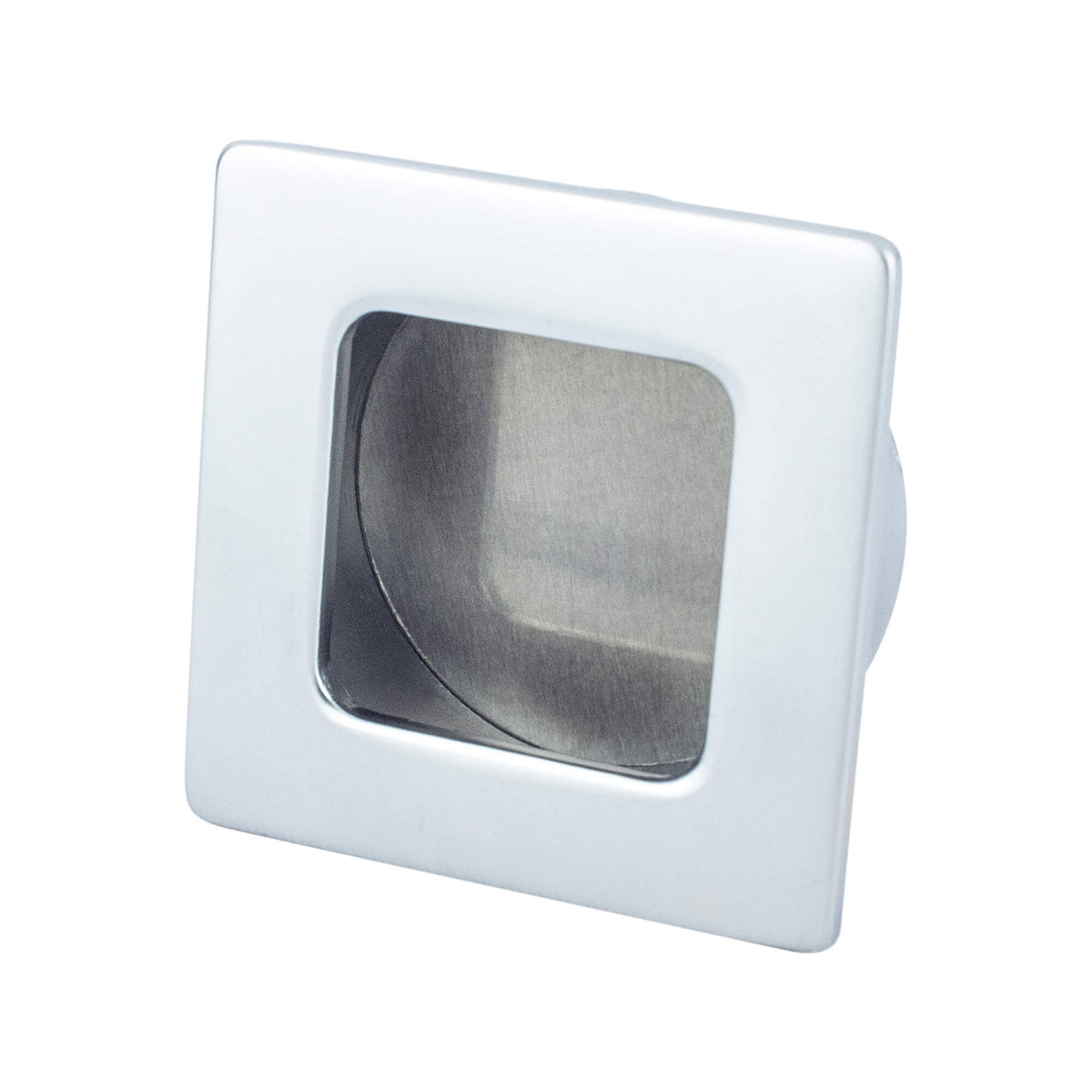 R. Christensen 9332-10DC-C: 1-1/2" Stylus Recessed Cabinet Pull - Dull Chrome