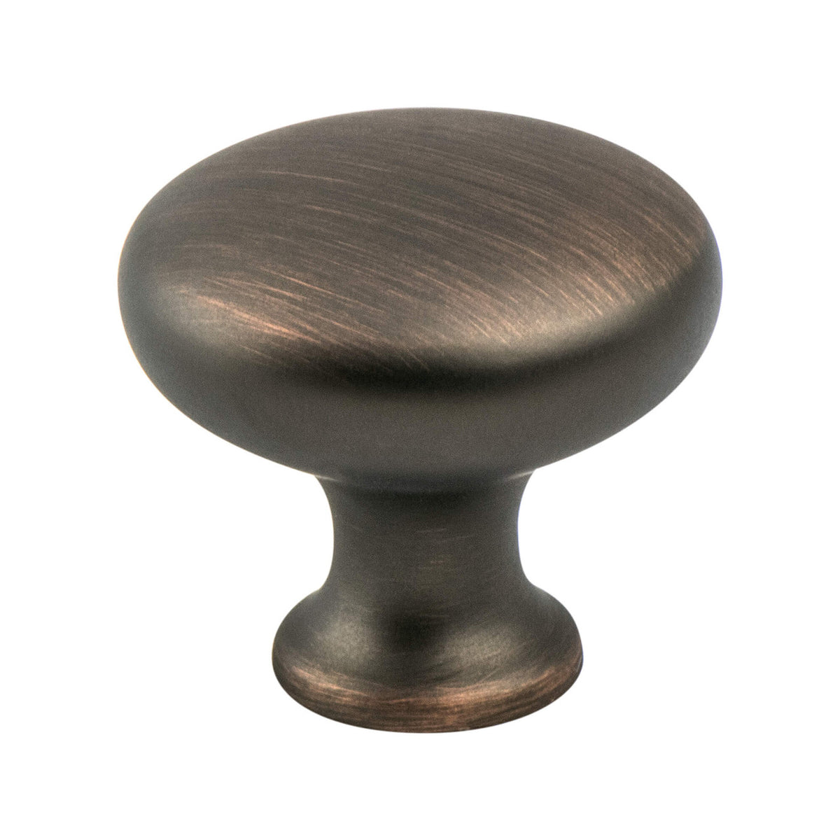 Berenson 9351-10VB: 1-1/8" Traditional Advantage Four Mushroom Cabinet Knob - Verona Bronze