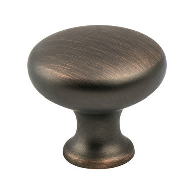 Berenson 9351-10VB: 1-1/8" Traditional Advantage Four Mushroom Cabinet Knob - Verona Bronze