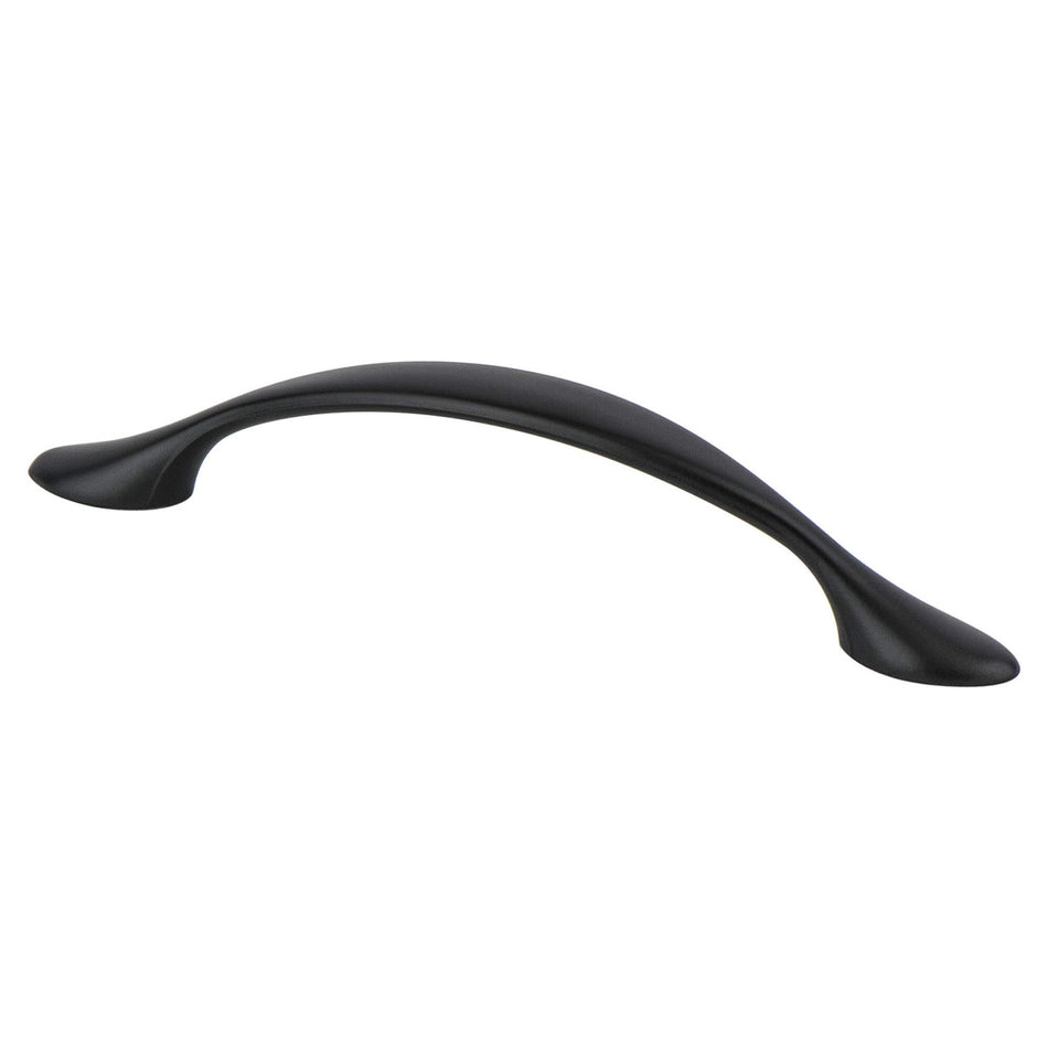 Berenson 9359-1055: 96mm cc Transitional Advantage Three Cabinet Pull - Matte Black