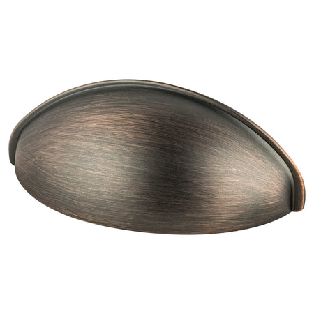 Berenson 9360-10VB: 64mm cc Transitional Advantage Three Cup Cabinet Pull - Verona Bronze