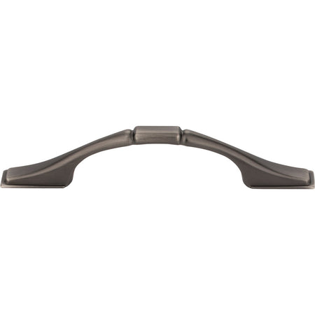 Elements 937-3BNBDL: 3" cc Hammond Arch Cabinet Pull - Brushed Pewter