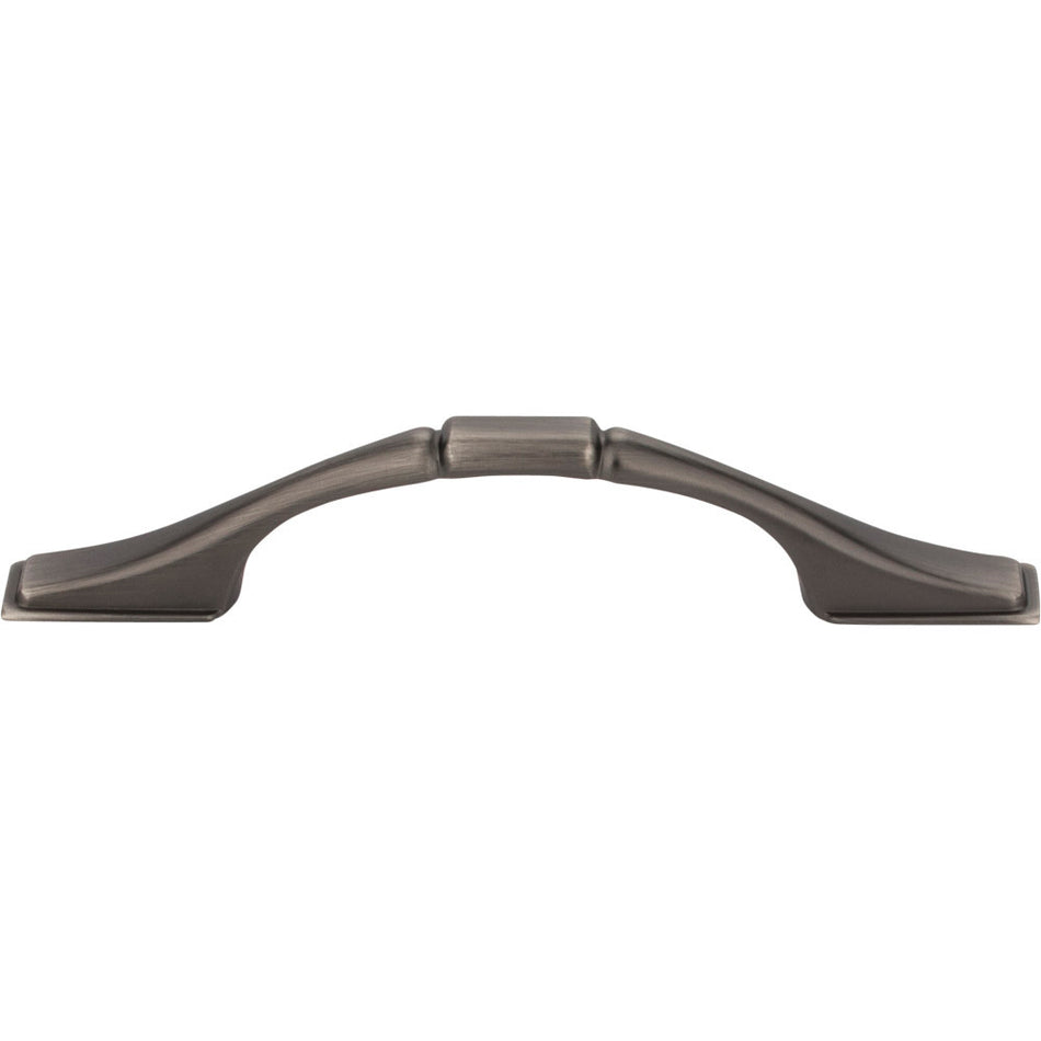 Elements 937-3BNBDL: 3" cc Hammond Arch Cabinet Pull - Brushed Pewter