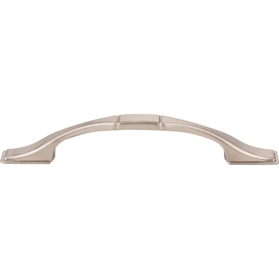 Elements 937-96SN: 96 mm cc Hammond Arch Cabinet Pull - Satin Nickel