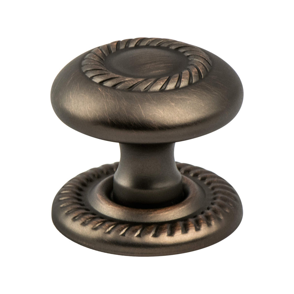 Berenson 9372-10VB: 1-1/4" Advantage Plus Four Round Cabinet Knob - Verona Bronze
