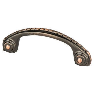 Berenson 9373-10VB: 3" cc Advantage Plus Four D-Handle Cabinet Pull - Verona Bronze