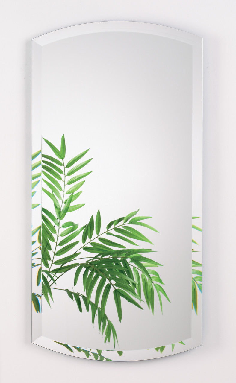 Alno 9378-102: 15" x 32" Arched Mirror w/Beveled Edge