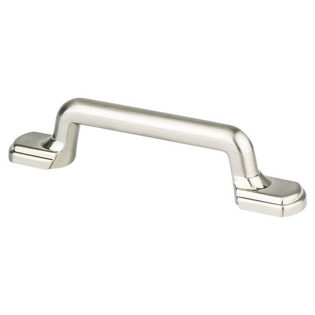 Berenson 9378-1BPN: 3" cc Traditional Advantage Two Cabinet Pull - Brushed Nickel