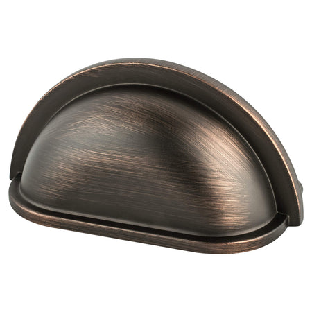 Berenson 9386-10VB: 3" cc Traditional Advantage Three Cup Cabinet Pull - Verona Bronze