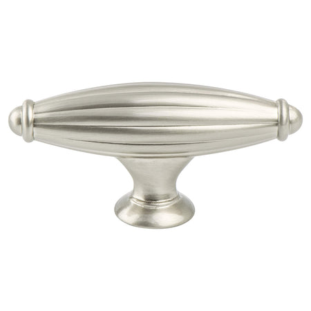 Berenson 9391-1BPN: 2-9/16" Advantage Plus Five T-Bar Cabinet Knob - Brushed Nickel