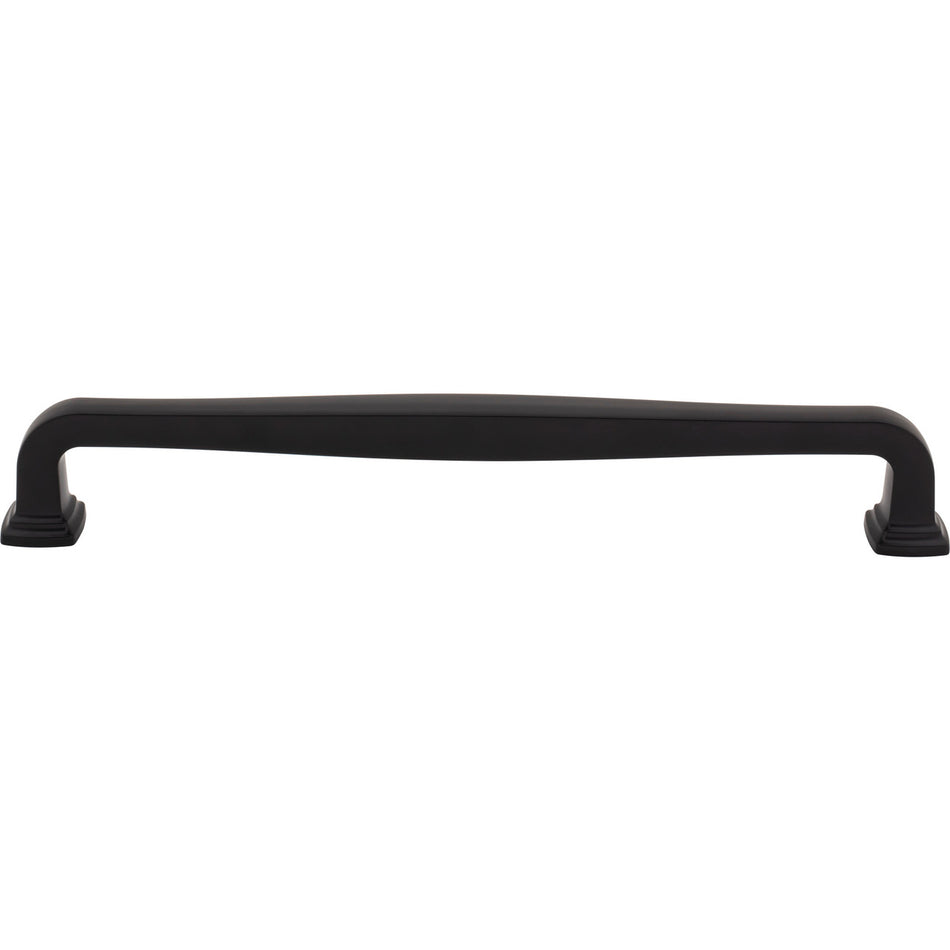 Jeffrey Alexander 782-12MB: 12" cc Fontana Appliance Pull - Matte Black