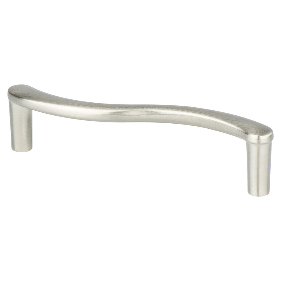 Berenson 9403-4BPN: 96mm cc Advantage Plus Six Cabinet Pull - Brushed Nickel
