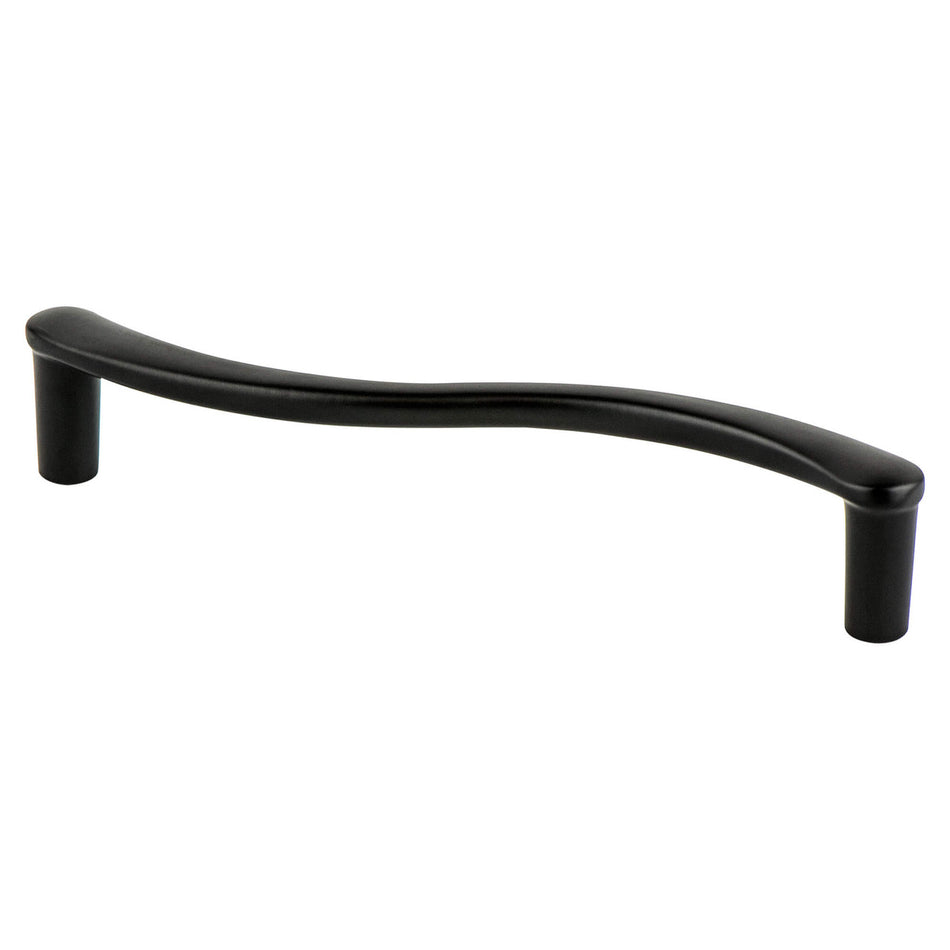 Berenson 9408-4055: 128mm cc Advantage Plus Six Cabinet Pull - Black