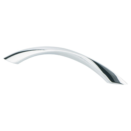 Berenson 9413-1026: 128mm cc Contemporary Advantage Five Cabinet Pull - Polished Chrome
