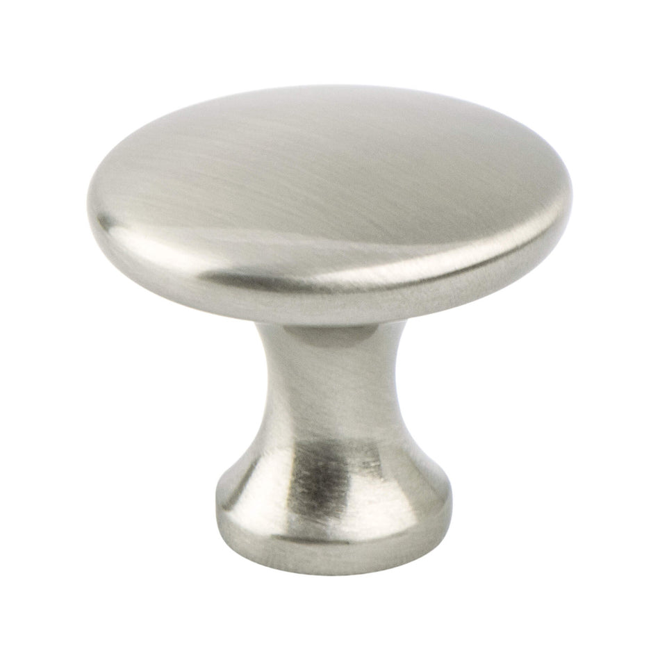 Berenson 9429-1BPN: 1-1/8" Contemporary Advantage Five Round Cabinet Knob - Brushed Nickel