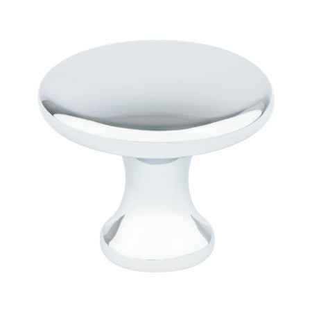 Berenson 9430-1026: 1-1/8" Contemporary Advantage Five Round Cabinet Knob - Polished Chrome