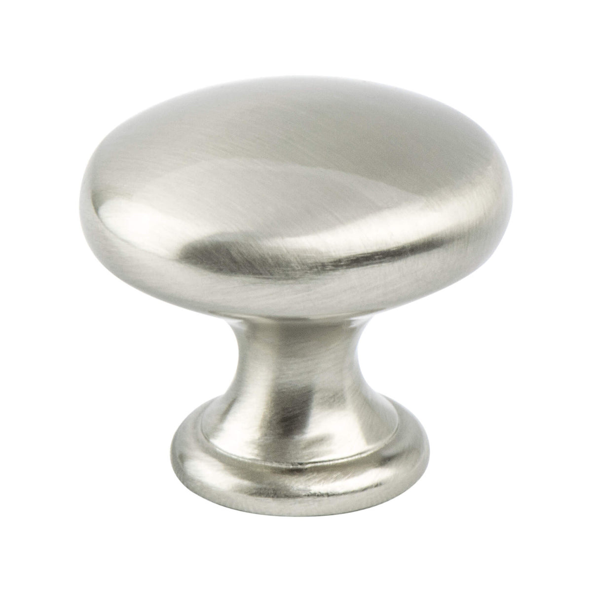 Berenson 9432-4BPN: 1-1/4" Contemporary Advantage Four Round Cabinet Knob - Brushed Nickel