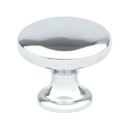 Berenson 9433-4026: 1-1/4" Contemporary Advantage Four Round Cabinet Knob - Polished Chrome
